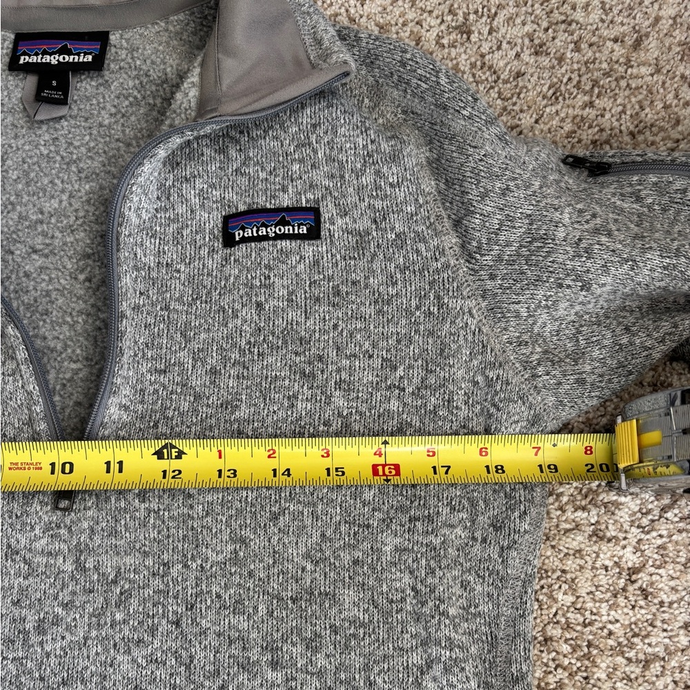 Patagonia Women's Better Sweater® 1/4-Zip Fleece Size Small - Picture 8 of 9